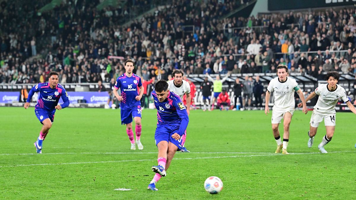 Treffer mit dem Schlusspfiff: Mainz 05 vermiest Gladbach mit letzter Ballberührung den Abend