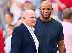 "Arbeit im Mittelpunkt": Bayern-Patron Hoeneß erklärt Kompany zum Vorbild für ganz Deutschland