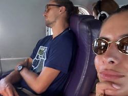 Sleepy birthday!: Sophia Thomalla foppt Alexander Zverev