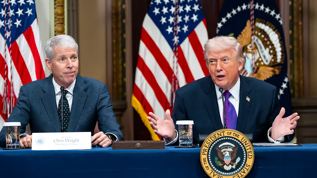 President-Donald-Trump-speaks-alongside-Secretary-of-Energy-Chris-Wright-during-a-roundtable-on-the-Ratepayer-Protection-Pledge-in-the-Indian-Treaty-Room-in-the-Eisenhower-Executive-Office-Building-near-the-White-House-in-Washington-DC-on-Wednesday-March-4-2026-Technology-firms-that-sign-the-pledge-will-commit-to-ensuring-artificial-intelligence-infrastructure-does-not-raise-utility-bills-for-households-and-small-businesses