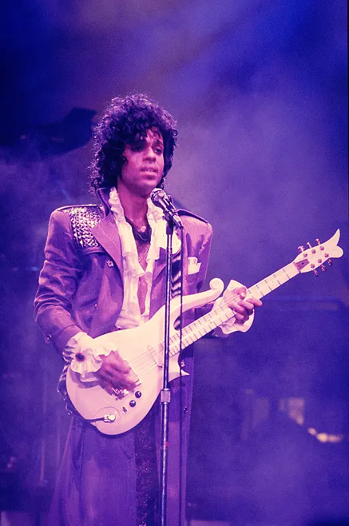CHICAGO-DECEMBER-10-Prince-performs-live-on-stage-at-Rosemont-Horizon-in-Chicago-on-December-10-1984-during-his-Purple-Rain-tour-Photo-by-Richard-E