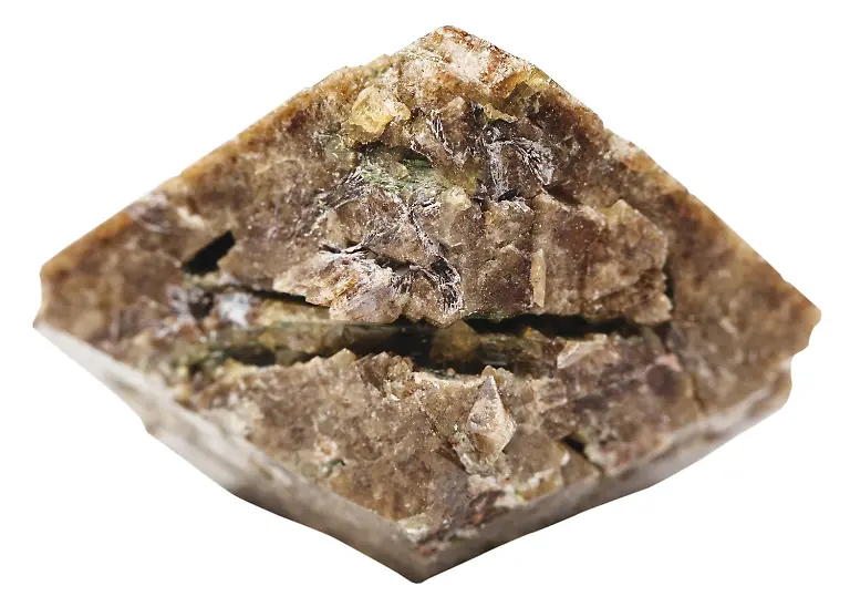 Makroaufnahme-von-natuerlichem-Mineralstein-gruene-Zirkonkristalle-im-Gestein-vor-weissem-Hintergrund-Macro-shot-of-natural-mineral-stone-green-zirconium-crystals-in-rock-against-white-background-Copyright-imageBROKER-ValeryxVoennyy-ibxiqx16755581