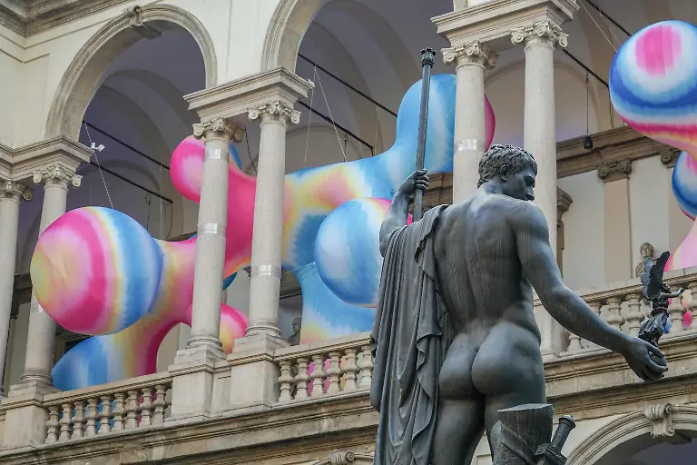 MILAN-Installations-in-the-cloister-of-the-Pinacoteca-di-Brera-for-the-2026-edition-of-Fuorisalone-an-initiative-of-Milan-Design-Week-coinciding-with-the-Salone-del-Mobile