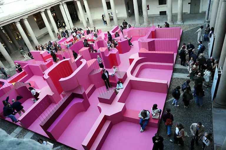 Milan-Installations-at-Villa-Litta-in-Corso-Magenta-for-Milan-Design-Week-2026-Fuorisalone-Salone-del-Mobile-in-the-photo-Metamorphosis-in-Motion-installation-by-Lina-Ghotmeh