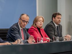 Miese Stimmung bei Schwarz-Rot: Merz soll Klingbeil auf Krisengipfel angebrüllt haben