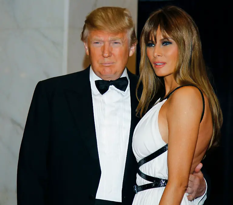FILE-In-this-April-30-2011-file-photo-Donald-Trump-left-and-Melania-Trump-arrive-for-the-White-House-Correspondents-Dinner-in-Washington-He-wont-be-on-Novembers-ballot-but-President-Barack-Obama-is-slowly-embracing-his-role-as-the-anti-Trump-taking-on-the-Republican-front-runner-in-ways-that-no-other-Democrat-can-Obamas-public-scolding-of-Trump-who-for-years-peddled-inaccurate-claims-about-Obamas-birth-certificate-dates-back-to-2011-when-Obama-roasted-him-at-the-dinner-Trump-was-visibly-humiliated-as-Obama-lobbed-joke-after-joke-at-him-on-national-television