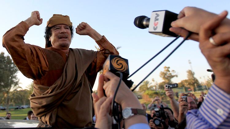 Nach dem Treffen mit der Afrikanischen Union zeigte sich Gaddafi einmal mehr kampfbereit.