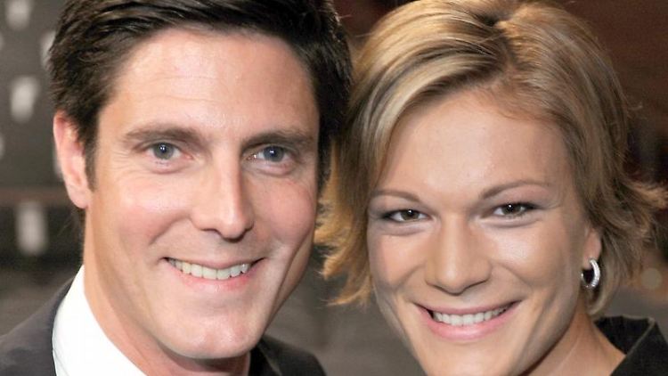 Freuen sich auf ihre "Märchenhochzeit": Marcus Höfl und Maria Riesch.