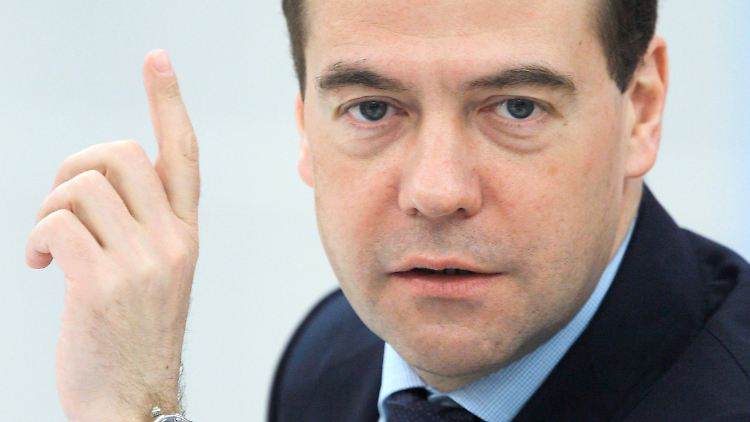 Offiziell ein "Geringverdiener": Präsident Medwedew.