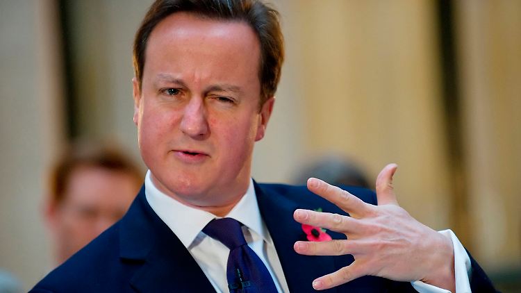 Will einfach mal Fünfe gerade sein lassen: David Cameron.