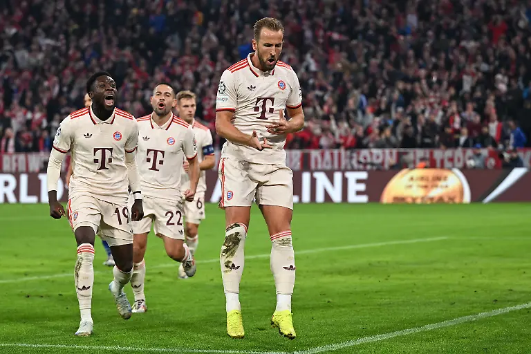 Muenchen-Allianz-Arena-17-09-24-GER-Herren-UEFA-Champions-League-Saison-2024-2025-FC-Bayern-Muenchen-Dinamo-Zagreb-Bild-Torjubel-Harry-KANE-Muenchen-Only-for-editorial-use-DFL-regulations-prohibit-any-use-of-photographs-as-image-sequences-and-or-quasi-video