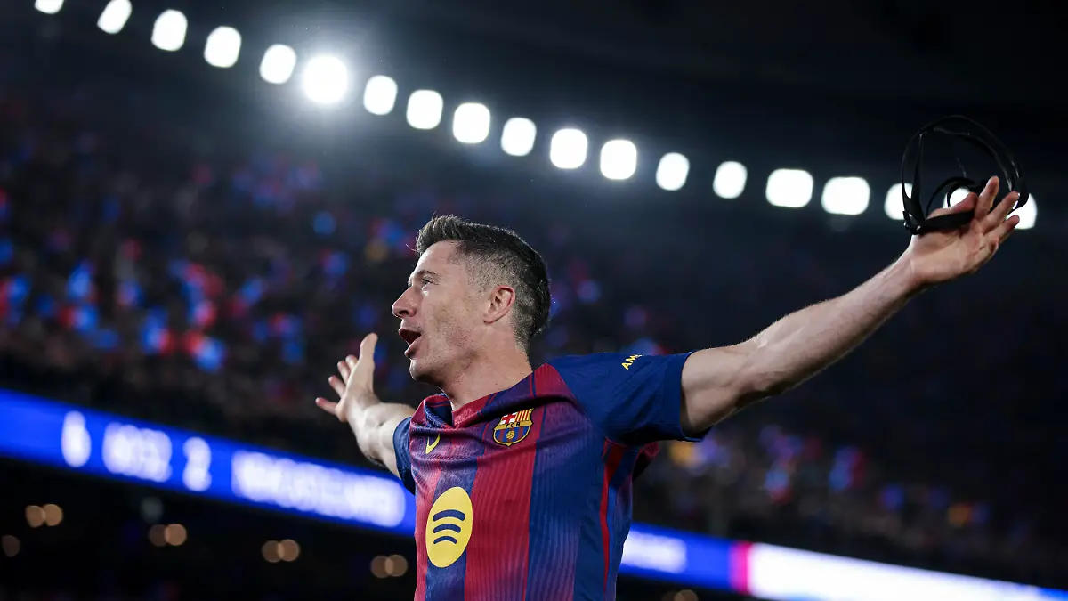 Robert-Lewandowski-of-FC-Barcelona-celebrates-after-scoring-a-goal-during-the-UEFA-Champions-League-round-of-16-match-between-FC-Barcelona-and-Newcastle-United-FC-at-Spotify-Camp-Nou-Stadium-in-Barcelona-Spain-on-March-18-2026