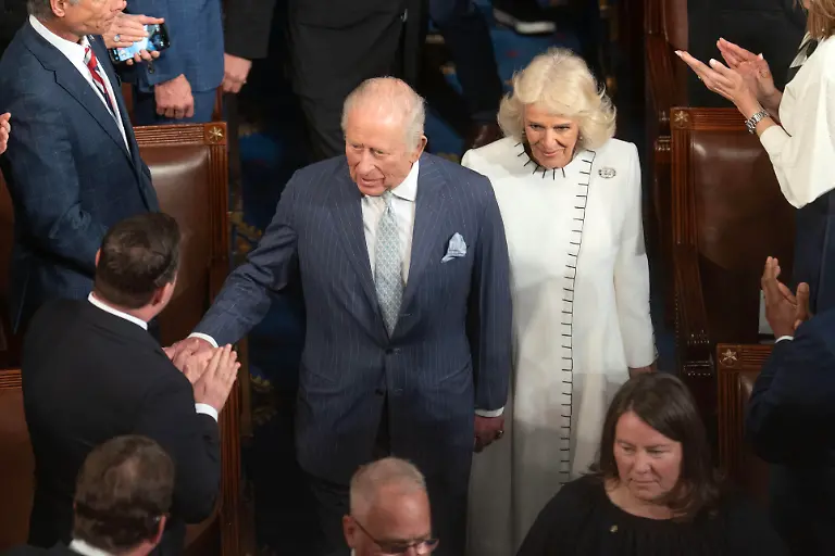 His-Majesty-King-Charles-III-of-the-United-Kingdom-of-Great-Britain-and-Northern-Ireland-and-Queen-Camilla-enter-the-House-Chamber-during-a-joint-session-of-the-U-S-Congress-on-April-28-2026-in-Washington-D-C-King-Charles-III-is-the-first-sitting-King-of-England-and-Northern-Ireland-to-speak-before-a-joint-session-of-the-U-S-Congress