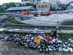 Berlin & Brandenburg: Doppelt soviel Müll wie 2025 – Glasscherbenflut in Kreuzberg