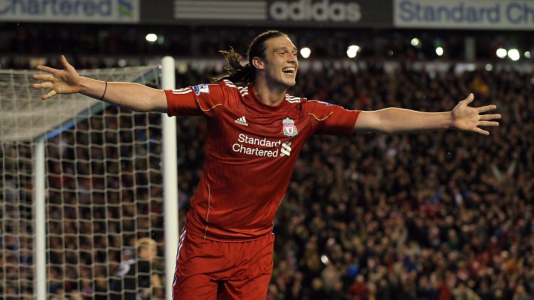 Mann des Spiels: Liverpool-Stürmer Andy Carroll traf zum ersten Mal für die "Reds", dafür aber gleich doppelt.