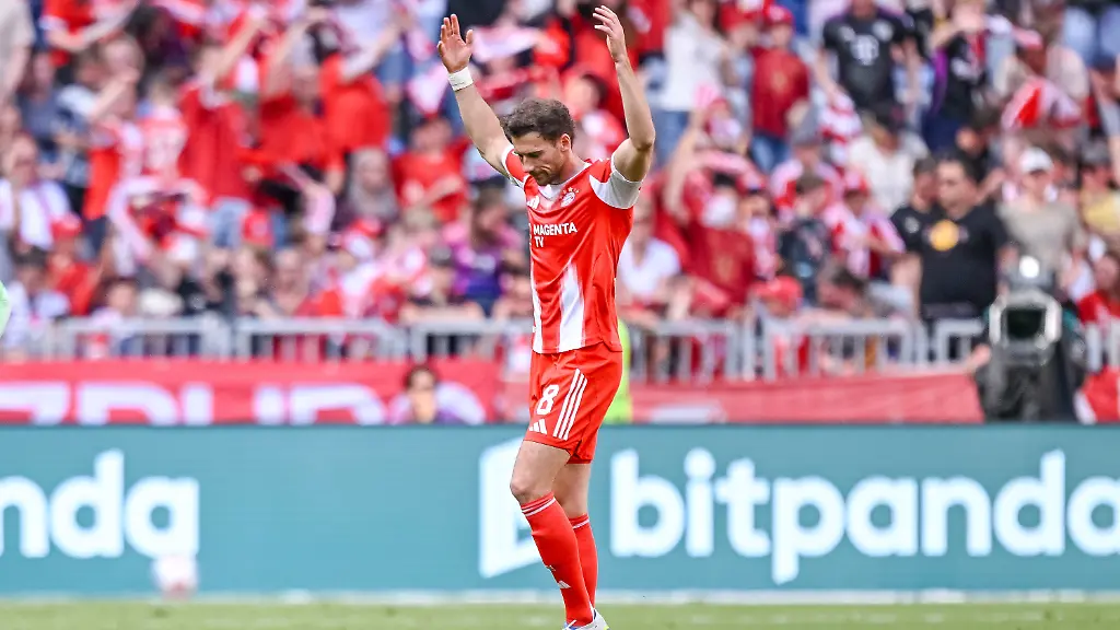 02-05-2026-Bayern-Muenchen-Fussball-Maenner-Bundesliga-Bayern-Muenchen-1-FC-Heidenheim-32-Spieltag-Allianz-Arena-Leon-Goretzka-Bayern-Muenchen-jubelt-nach-seinem-Tor-zum-1-2-Foto-Harry-Langer-dpa-WICHTIGER-HINWEIS-Gemaess-den-Vorgaben-der-DFL-Deutsche-Fussball-Liga-bzw-des-DFB-Deutscher-Fussball-Bund-ist-es-untersagt-in-dem-Stadion-und-oder-vom-Spiel-angefertigte-Fotoaufnahmen-in-Form-von-Sequenzbildern-und-oder-videoaehnlichen-Fotostrecken-zu-verwerten-bzw-verwerten-zu-lassen