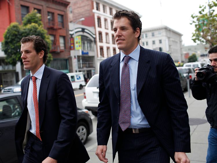 Cameron und Tyler Winklevoss hatten vor zwei Jahren bereits einen Vergleich mit Facebook erzielt.