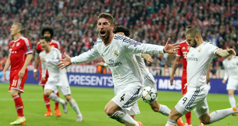FC-Bayern-Muenchen-29-04-2014-Fussball-Champions-League-2013-2014-Halbfinale-Rueckspiel-FC-Bayern-Muenchen-Real-Madrid-0-4-Sergio-Ramos-Real-Madrid-Jubel-Tor-0-2-Ramos