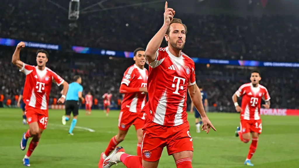 28-04-2026-Fussball-UEFA-Championsleague-2025-2026-Halbfinale-Hinspiel-Paris-St-Germain-FC-Bayern-Muenchen-im-Stadion-Parc-de-Princes-in-Paris-Frankreich-Torjubel-von-Harry-Kane-FC-Bayern-Muenchen-nach-dem-0-1-DFL-and-DFB-regulations-prohibit-any-use-of-photographs-as-image-sequences-and-or-quasi-video