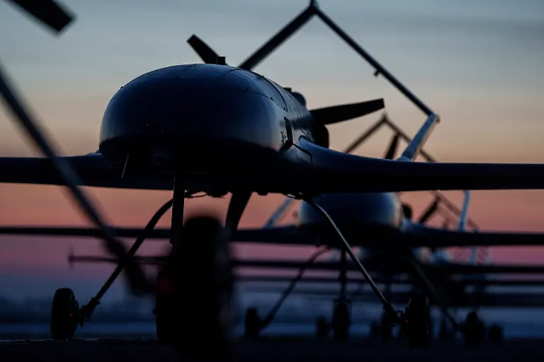 FILE-Long-range-drones-An-196-Liutyi-of-the-Defence-Intelligence-of-Ukraine-stand-in-line-before-takeoff-in-undisclosed-location-Ukraine-Feb-28-2025