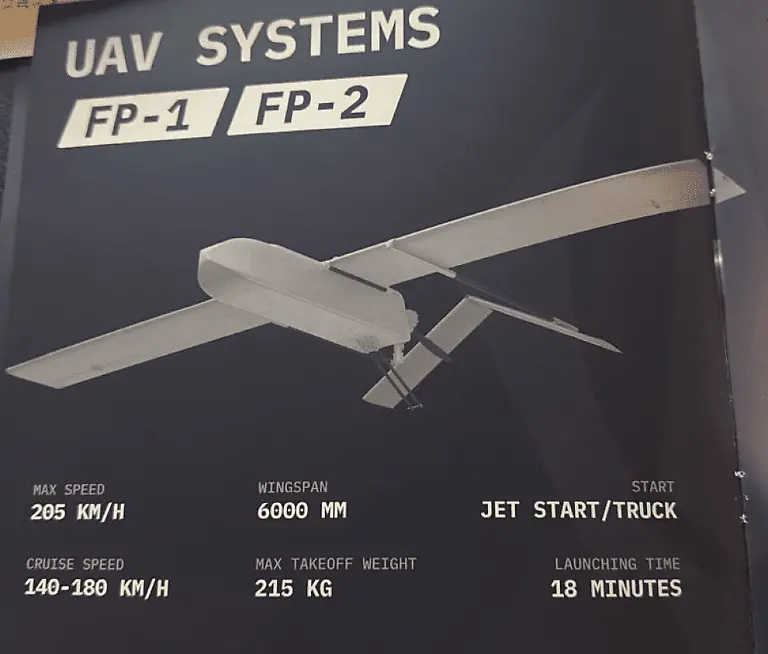 FP-2 strike drone specifications Source UNITED24 Media