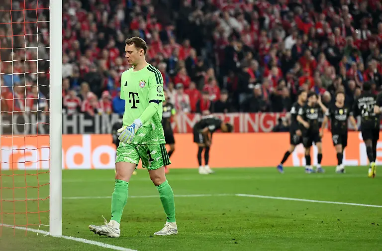 Soccer-Football-UEFA-Champions-League-Semi-Final-Second-Leg-Bayern-Munich-v-Paris-St-Germain-Allianz-Arena-Munich-Germany-May-6-2026-Bayern-Munich-s-Manuel-Neuer-looks-dejected-after-Paris-St-Germain-s-Ousmane-Dembele-scores-their-first-goal-REUTERS-Angelika-Warmuth