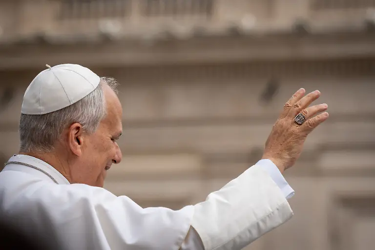 Pope-Leo-XIV-leads-his-traditional-Wednesday-General-Audience-in-St-Peter-s-Square-in-Vatican-City-Vatican-on-06-May-2026
