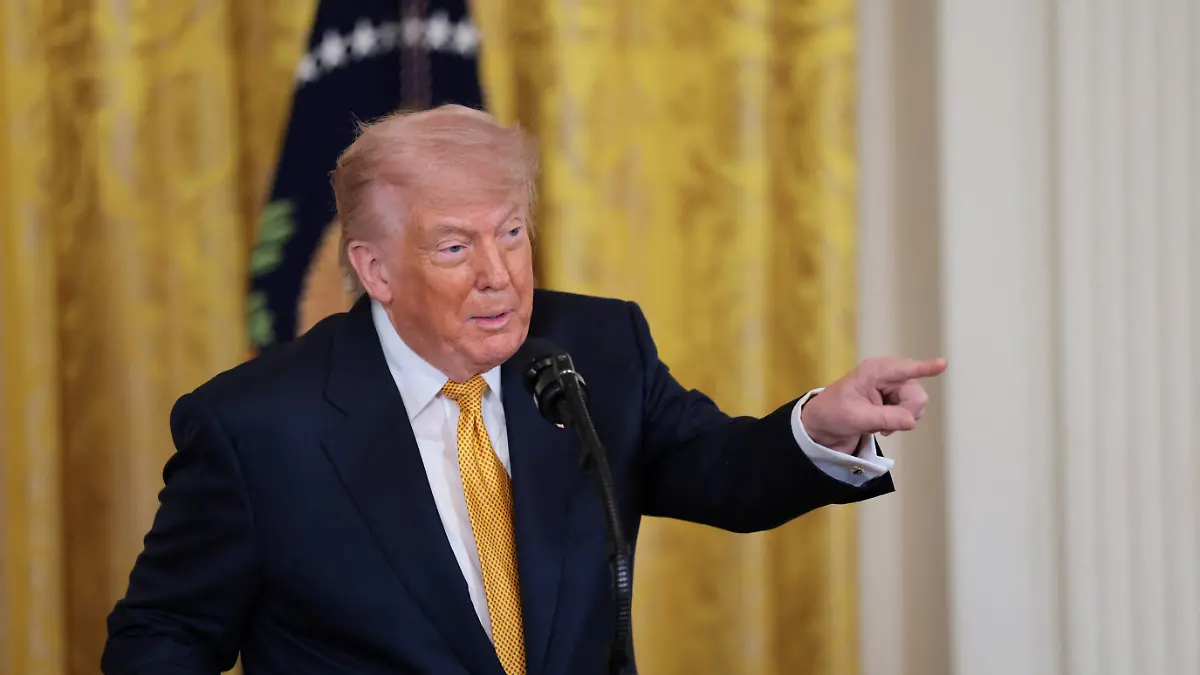 U-S-President-Donald-Trump-speaks-during-an-event-to-mark-Military-Mother-s-Day-in-the-East-Room-at-the-White-House-in-Washington-D-C-U-S-May-6-2026