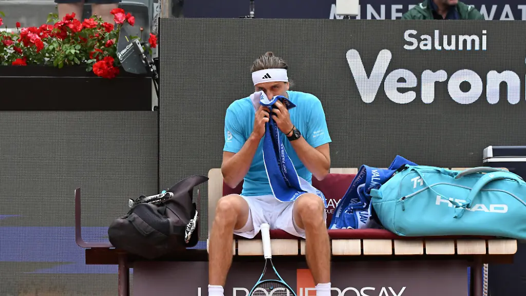 Foro-Italico-Rome-Italy-Alexander-Zverev-GER-in-action-during-men-s-singles-match-at-the-Internazionali-BNL-d-Italia-at-Foro-Italico-in-Rome