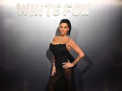 LONDON ENGLAND SEPTEMBER 19 Katie Price Attends The Future Is White Fox Party On September 19 2024 In London England