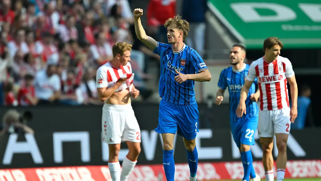 10-05-2026-Nordrhein-Westfalen-Koeln-Fussball-Maenner-Bundesliga-1-FC-Koeln-1-FC-Heidenheim-33-Spieltag-RheinEnergieStadion-Jan-Schoeppner-vorne-1-FC-Heidenheim-jubelt-ueber-sein-Tor-zum-0-1-Foto-Ulrich-Hufnagel-dpa-WICHTIGER-HINWEIS-Gemaess-den-Vorgaben-der-DFL-Deutsche-Fussball-Liga-bzw-des-DFB-Deutscher-Fussball-Bund-ist-es-untersagt-in-dem-Stadion-und-oder-vom-Spiel-angefertigte-Fotoaufnahmen-in-Form-von-Sequenzbildern-und-oder-videoaehnlichen-Fotostrecken-zu-verwerten-bzw-verwerten-zu-lassen