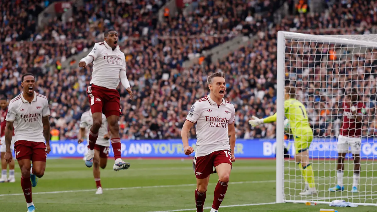 Soccer-Football-Premier-League-West-Ham-United-v-Arsenal-London-Stadium-London-Britain-May-10-2026-Arsenal-s-Leandro-Trossard-celebrates-scoring-their-first-goal-Action-Images-via-Reuters-Andrew-Couldridge-EDITORIAL-USE-ONLY-NO-USE-WITH-UNAUTHORIZED-AUDIO-VIDEO-DATA-FIXTURE-LISTS-CLUB-LEAGUE-LOGOS-OR-LIVE-SERVICES-ONLINE-IN-MATCH-USE-LIMITED-TO-120-IMAGES-NO-VIDEO-EMULATION-NO-USE-IN-BETTING-GAMES-OR-SINGLE-CLUB-LEAGUE-PLAYER-PUBLICATIONS-PLEASE-CONTACT-YOUR-ACCOUNT-REPRESENTATIVE-FOR-FURTHER-DETAILS