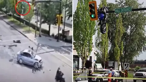 Ampelmotorrad