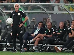 FILE Curacao S Coach Fred Rutten Watches During Their International Friendly Soccer Match Against Australia In Melbourne Australia Tuesday March 31 2026