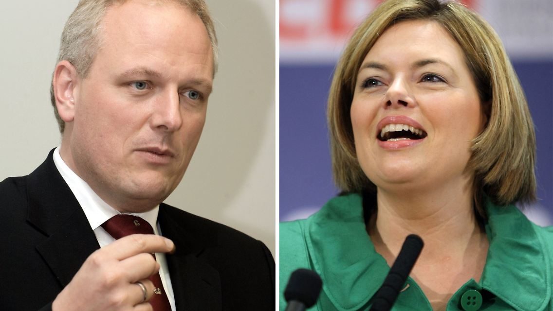 Die Schuldigen: Der tellvertretende Vorsitzende der SPD-Bundestagsfraktion, Ulrich Kelber, und die CDU-Abgeordnete Julia Klöckner.