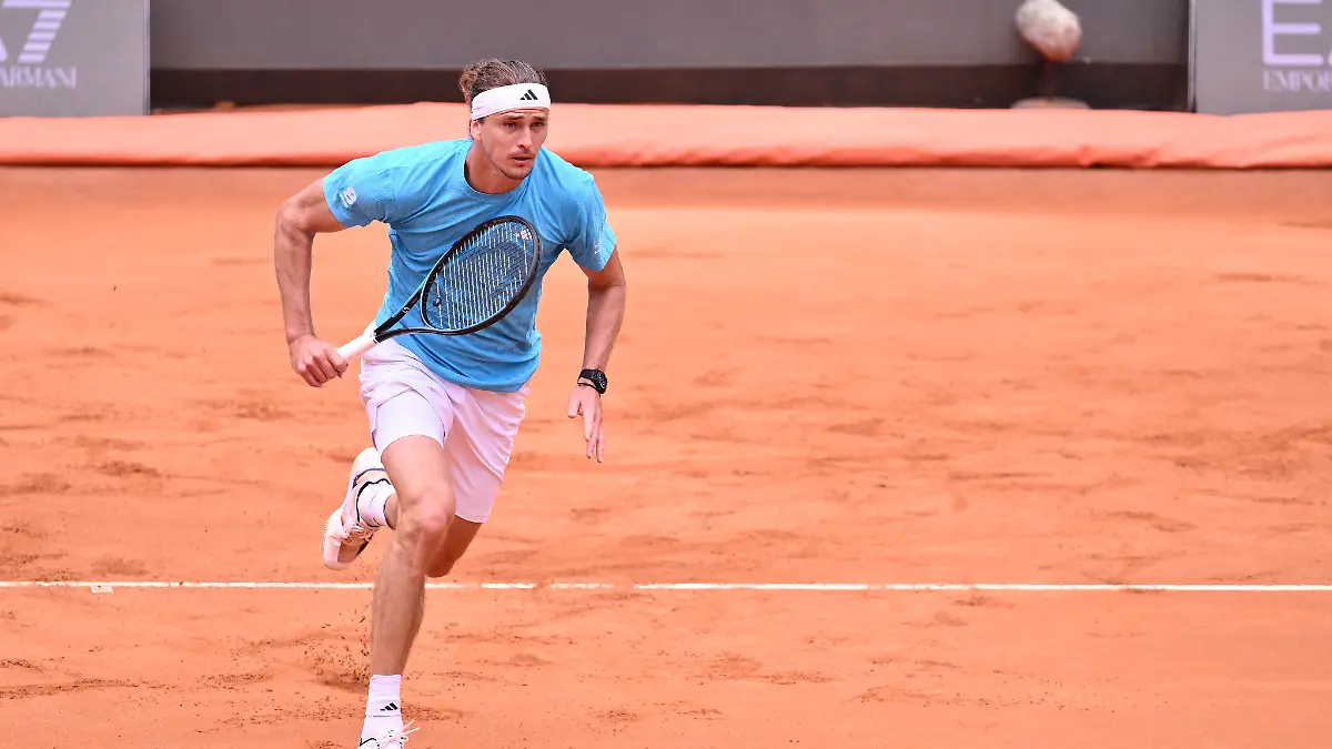 Rome-Italy-IPA84542078-Alexander-Zverev-of-Germany-competes-against-Alexander-Blockx-of-Belgium-during-the-Internazionali-BNL-d-Italia-Day-Six-at-Foro-Italico-on-May-10-2026-in-Rome-Italy