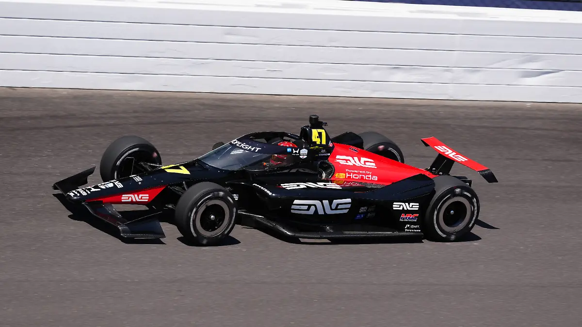 INDIANAPOLIS-IN-MAY12-IndyCar-Indy-Car-IRL-USA-driver-Mick-Schumacher-47-drives-into-turn-one-during-practice-for-the-110th-Running-of-the-Indianapolis-500-on-May-12th-2026-at-the-Indianapolis-Motor-Speedway-in-Indianapolis-Indiana