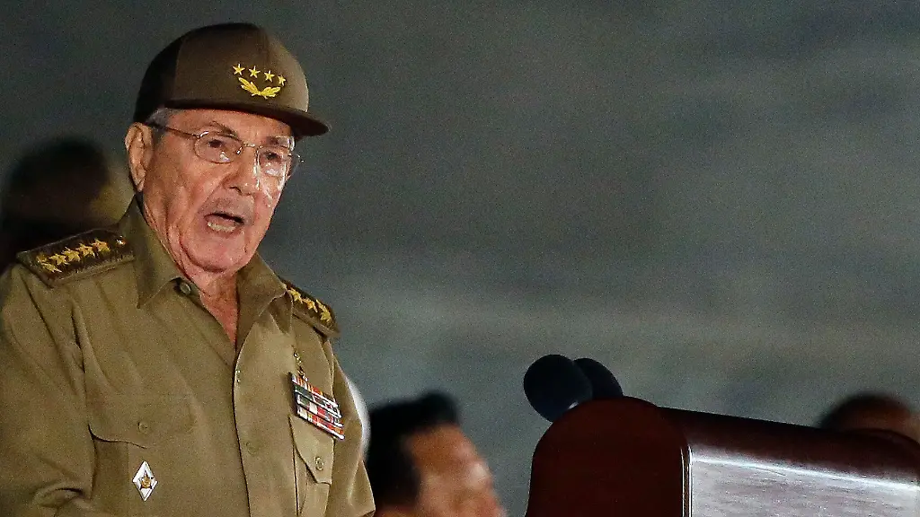 FILE-In-this-Nov-29-2016-file-photo-Cuba-President-Raul-Castro-speaks-during-a-rally-in-Havana-Cuba-Raul-Castro-appeared-as-alarmed-as-the-Americans-The-United-States-his-nation-s-sworn-enemy-until-recently-was-demanding-urgent-answers-about-a-spate-of-U-S-diplomats-harmed-in-Havana-There-was-talk-of-futuristic-sonic-attacks-and-the-subtle-threat-of-repercussions-What-the-Cuban-president-did-next-surprised-Washington-Castro-sought-out-Jeffrey-DeLaurentis-then-the-top-American-diplomat-in-Havana-In-a-rare-face-to-face-conversation-Castro-personally-denied-any-responsibility-and-told-DeLaurentis-he-was-equally-befuddled-several-U-S-officials-familiar-with-the-exchange-told-The-Associated-Press