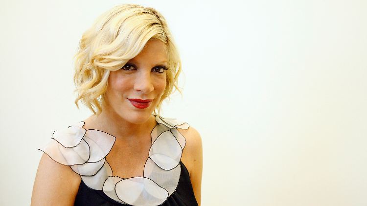 "Wir sind schwanger": Tori Spelling.