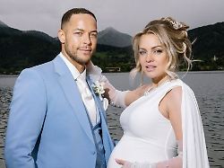 Braut mit Babybauch am Tegernsee: Ex-Bachelor Andrej Mangold hat geheiratet