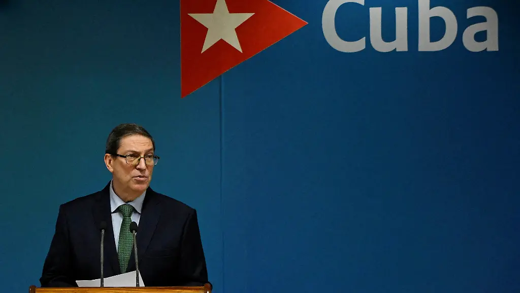 FILE-PHOTO-Cuba-s-Foreign-Minister-Bruno-Rodriguez-speaks-during-a-press-conference-in-Havana-Cuba-October-22-2025