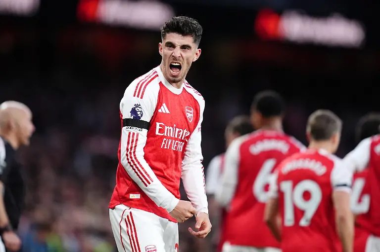 Arsenal-v-Burnley-Premier-League-Emirates-Stadium-Arsenal-s-Kai-Havertz-celebrates-scoring-their-side-s-first-goal-during-the-Premier-League-match-at-the-Emirates-Stadium-London-Picture-date-Monday-May-18-2026-Photo-credit-should-read-John-Walton-PA-Wire-RESTRICTIONS-EDITORIAL-USE-ONLY-No-use-with-unauthorised-audio-video-data-fixture-lists-club-league-logos-or-live-services-Online-in-match-use-limited-to-120-images-no-video-emulation-No-use-in-betting-games-or-single-club-league-player-publications