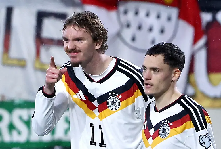 Soccer-Football-World-Cup-UEFA-Qualifiers-Group-A-Luxembourg-v-Germany-Stade-de-Luxembourg-Luxembourg-City-Luxembourg-November-14-2025-Germany-s-Nick-Woltemade-celebrates-scoring-their-first-goal-REUTERS-Omar-Havana-TPX-IMAGES-OF-THE-DAY