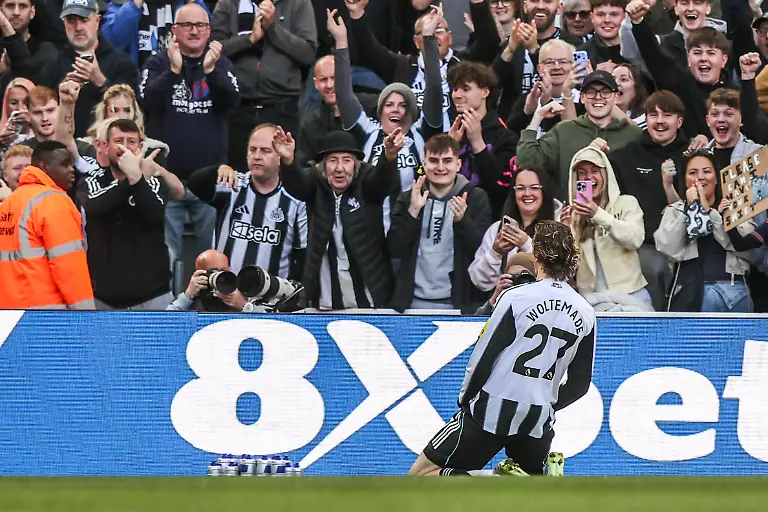 Nick-Woltemade-of-Newcastle-United-celebrates-his-goal-to-make-it-1-0-during-the-Premier-League-match-between-Newcastle-United-and-West-Ham-United-at-St-James-s-Park-in-Newcastle-United-Kingdom-on-May-17-2026