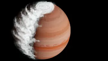 WASP-94A gas giant exoplanet - artistic interpretation