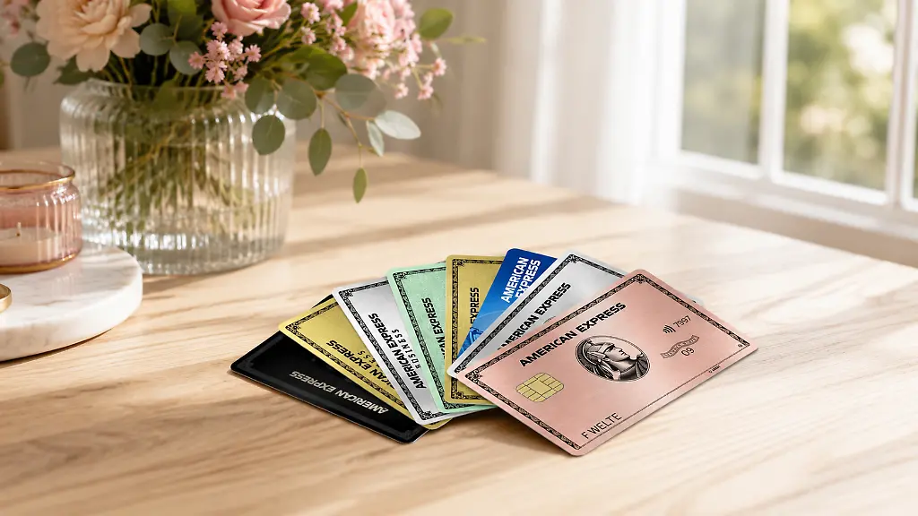 Bei-American-Express-steht-jede-Kreditkartenfarbe-fuer-andere-Leistungen-Boni-und-Kosten