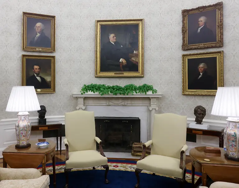 A-general-view-shows-the-Oval-Office-as-decorated-for-newly-inaugurated-President-Joe-Biden-at-the-White-House-in-Washington-U-S-January-21-2021