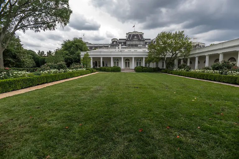 Wide-view-in-the-Rose-Garden-of-the-White-House-in-Washington-DC-US-on-Friday-June-6-2025-The-President-plans-to-pave-over-the-grassy-portion-Credit-Ron-Sachs-CNP-for-NY-Post-RESTRICTION-NO-Daily-Mail-NO-New-York-or-New-Jersey-Newspapers-or-newspapers-within-a-75-mile-radius-of-New-York-City