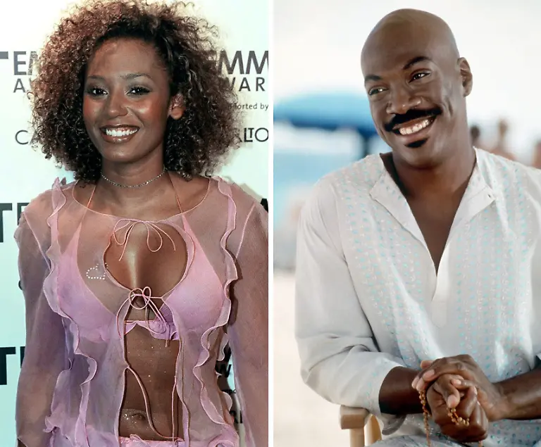 ARCHIV-Kombo-mit-Archivbildern-zeigt-Ex-Spice-Girl-Mel-B-22-05-2000-und-Eddie-Murphy-undatiert-als-Der-Guru-Das-fruehere-Spice-Girl-Melanie-Brown-genannt-Mel-B-setzt-den-US-Komiker-Eddie-Murphy-im-Streit-um-die-Vaterschaft-ihres-zweiten-Kindes-unter-Druck-Die-31-Jaehrige-liess-den-46-Jahre-alten-Schauspieler-jetzt-offiziell-auf-der-Geburtsurkunde-als-Vater-eintragen-berichtete-der-Internetdienst-Hollywood-com-Das-Baby-das-bisher-nur-Baby-Brown-genannt-wird-war-am-3-April-im-kalifornischen-Santa-Monica-auf-die-Welt-gekommen-Nach-Angaben-der-Mutter-ist-Eddie-Murphy-der-Vater-Der-bestreitet-dies-jedoch-und-verlangt-einen-Test-Er-hatte-die-Saengerin-waehrend-der-Schwangerschaft-verlassen-und-ist-inzwischen-mit-der-Filmproduzentin-Tracey-Edmonds-zusammen-zu-dpa-0603-vom-12-04