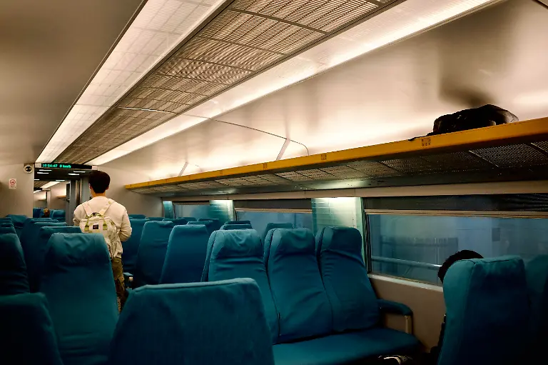 A-general-view-showing-the-passengers-in-the-Shanghai-maglev-train-on-November-30-2025-in-Shanghai-China